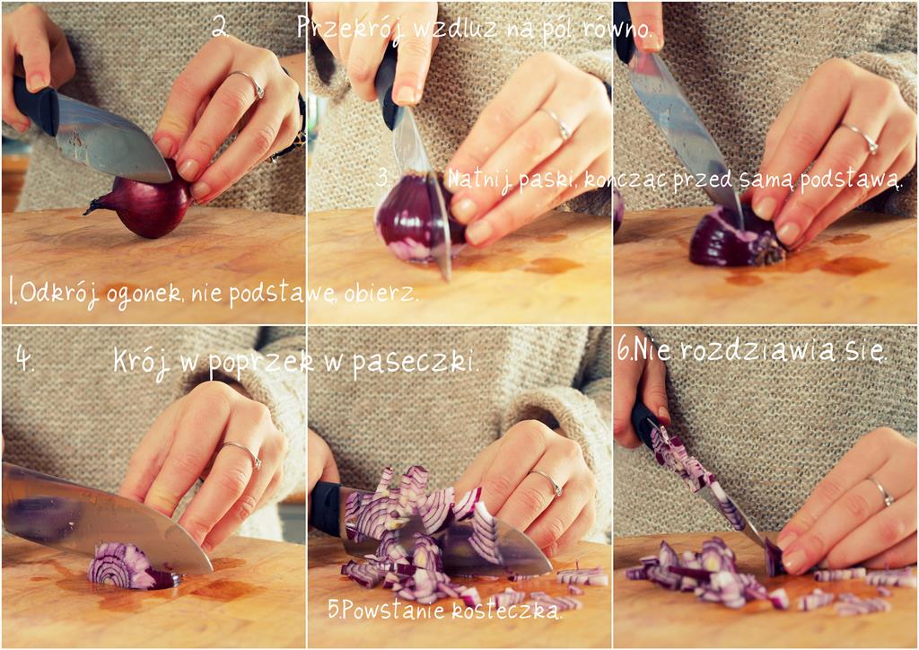 Jak łatwo kroić cebulę w równą kosteczkę