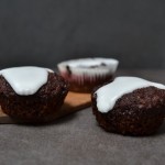 Muffinki burakowo-czekoladowe (z tahiną zamiast tluszczu, z mąki pełne ziarno)